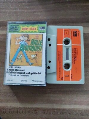Kalle Blomquist MC Doppellänge Hörspiel Fontana Kassette A.Lindgren MC 