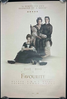 Favourite ORIGINAL UK One Sheet Movie Poster Olivia Coleman Emma Stone 2018