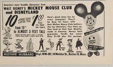 1959 Print Ad Walt Disney's Mickey Mouse Club Balloon Characters Boston,MA