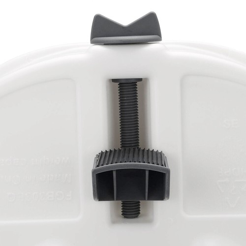 5 Inch Elevated Raised Toilet Seat With Adjustable Removable Padded Arms Safety - Picture 13 of 16