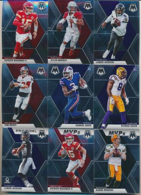 2020 Panini MOSAIC Football BASE & RC (#1-300) Pick From List