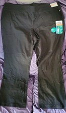 Danskin Now Black Semi FittedYoga Pants Women’s Size 3XL Active Lounge NWT 