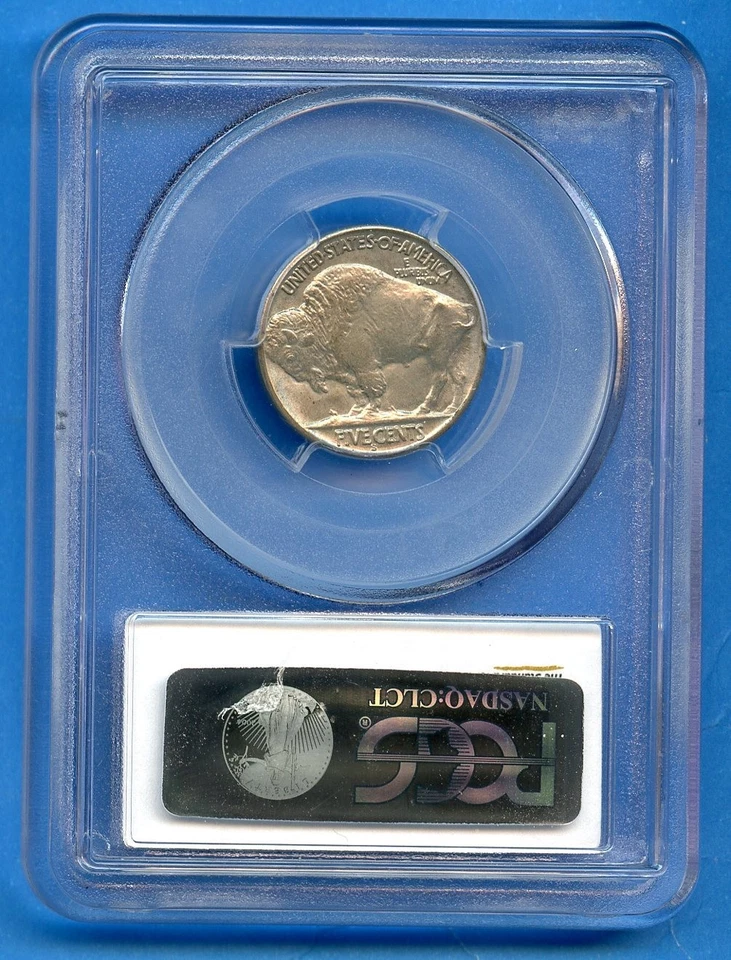 1937 S PCGS MS64 Buffalo Nickel 5c US Mint 1937-S MS-64 - Image 2 of 3