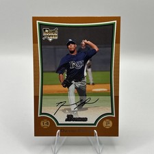 2009 Bowman David Price Rookie Card Orange /250 #213. rookie card picture