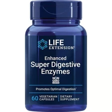 Life Extension Enhanced Super Digestive Enzymes 60 Veg Caps