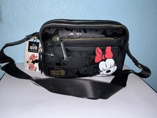 Primark Disney Minnie Mouse Black/Red/White Small Crossbody Bag w/ Coin Purse
