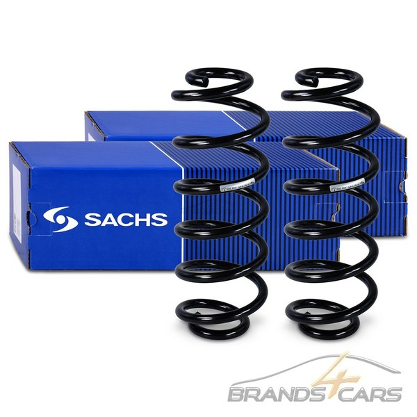 Sachs 2X Feder Fahrwerksfeder Hinten FÜR Vw Cc Golf 5 Passat Tiguan Touran-image
