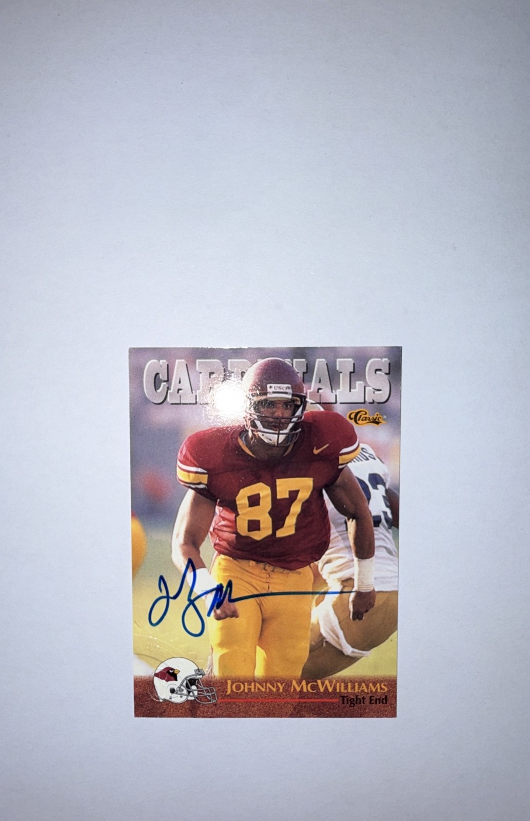 1996 Classic NFL Rookies - Johnny McWilliams #58 Autographs (AU, RC)