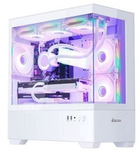 H.E Custom Gaming PC Ryzen 7 5700X 360 Liquid Cooled RTX 4060Ti 8G 16GB RAM 1TB