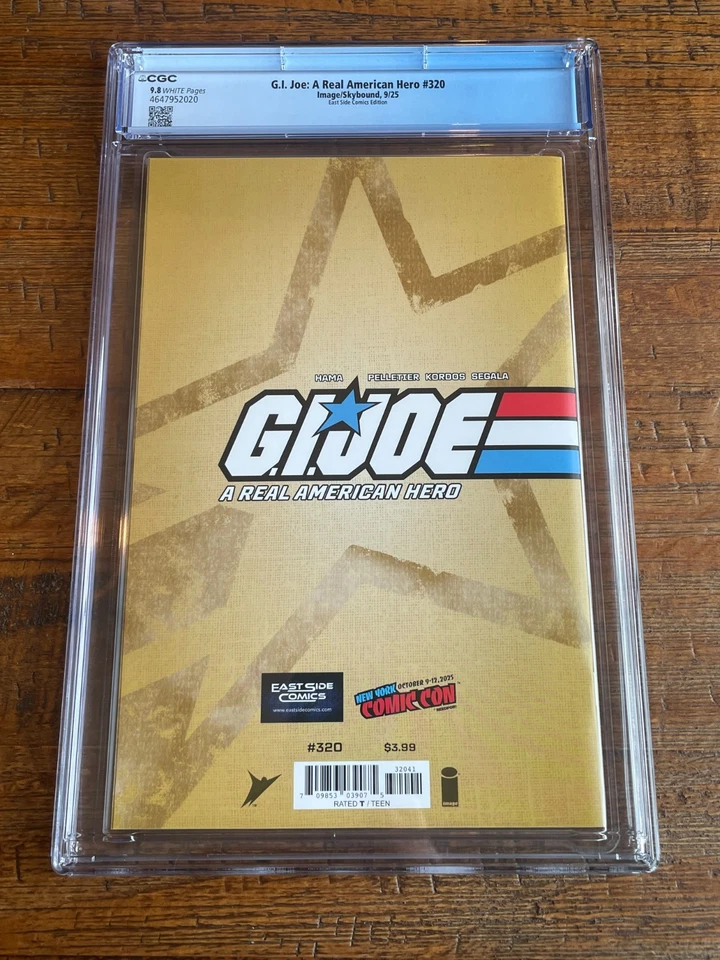 G.I. JOE #320 CGC 9.8 JOHN GIANG NYCC EXCL FIREFLY VARIANT SNAKE-EYES LTD 500 - Image 2 of 2