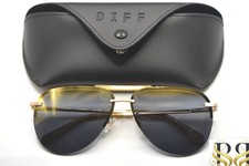 DIFF Tahoe Brushed Gold Mirror Sunglasses