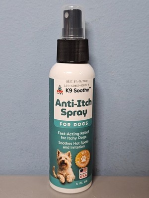 Pup Labs K9 Soothe Anti-Itch Spray For Dogs Fast-Acting Relief - New EXP 6/28