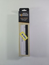 Bostitch Office Premium 3 Hole Punch, 12 Sheet Capacity, Metal, 1 Pack, White