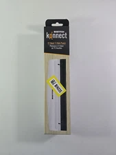 Bostitch Office Premium 3 Hole Punch, 12 Sheet Capacity, Metal, 1 Pack, White 