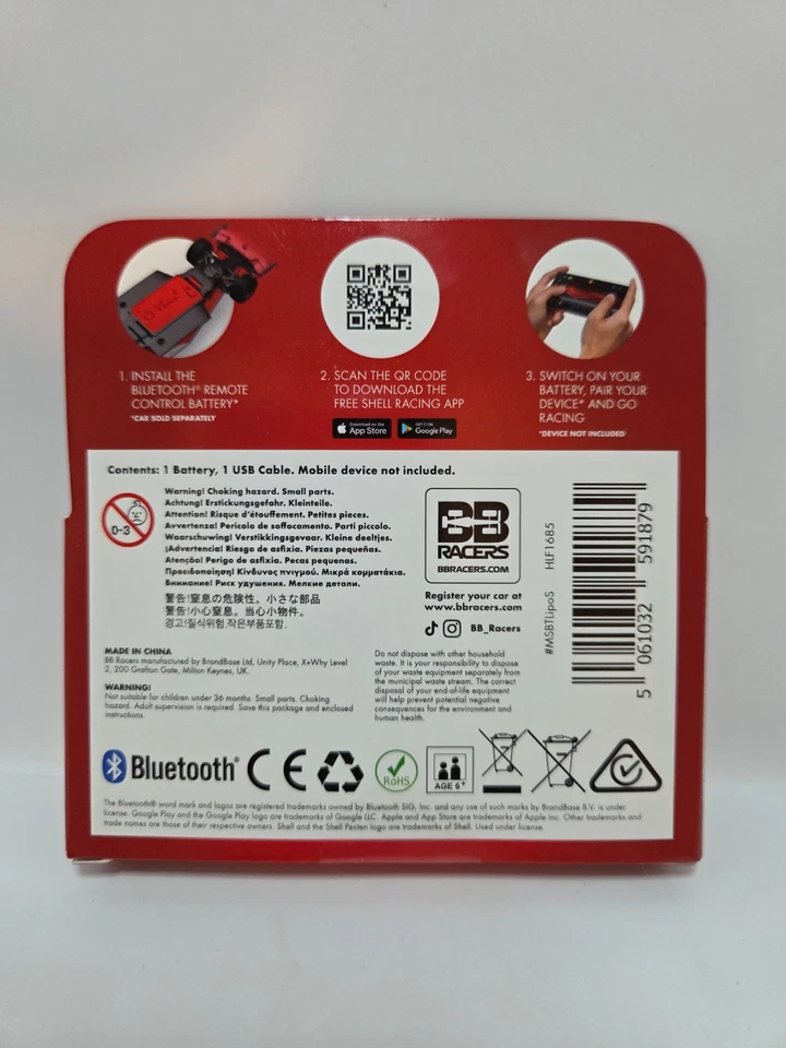 2025 Shell Motorsport Collection - Smart Battery rechargeable Bluetooth Remote - image 2 of 2