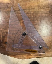 Alvin Computing Tri-Scale Adjustable Triangle LX710K - 10”