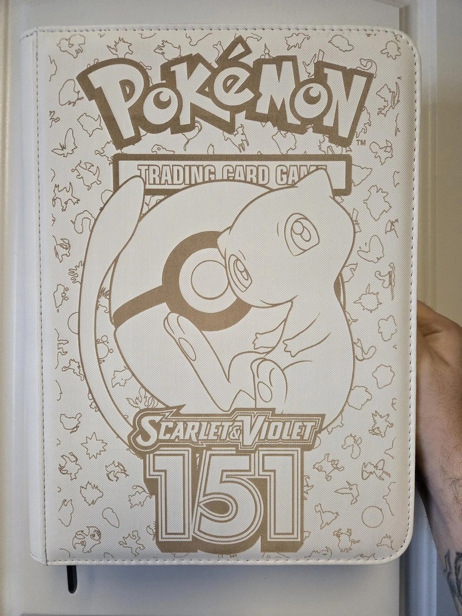 Mew 151 Pokemon Card Binder 9 Pocket Penny Sleeve Sized | eBay