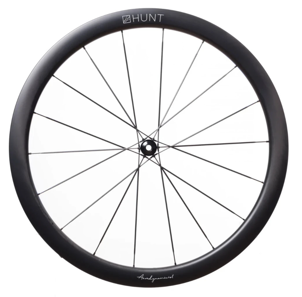 パーツ HUNT 44 Aerodynamicist HUNT 44 Aerodynamicist UD Carbon Spoke Disc Tubeless FRONT Road