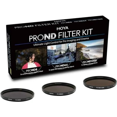 Hoya Digital Filter 55mm Kit 3 Filters PROND8 PROND64 PROND1000 - Image 1 of 2