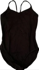 NWT Gilda Marx #7131151 Black Extra Large Adult Dance Leotard