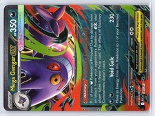 Mega Gengar ex 056/094 Doppio Raro Pacchetto Premio Serie Carte Pokemon Holo NM