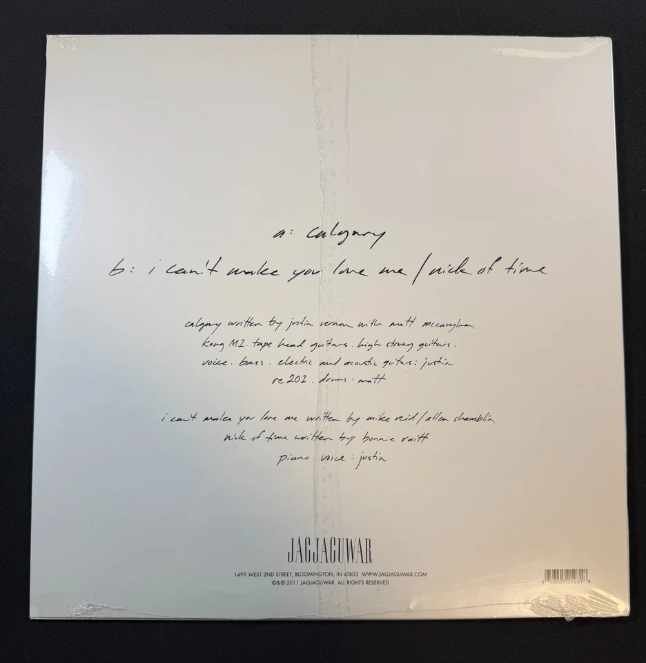 Bon Iver - Calgary US 12” Vinyl SEALED RARE - Image 2 of 2