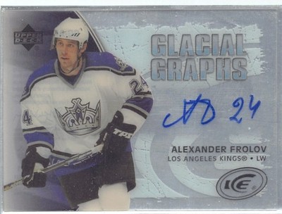 2005-06 Upper Deck Ice Glacial Graphs #GGAF Alexander Frolov