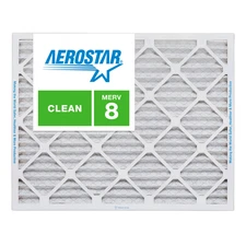 Aerostar 16 1/4x21 1/2x1 MERV 8 Furnace Air Filter, 4 Pack