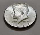 1964 Kennedy Half Dollar • Strong Luster • 90% Silver • Circulated • X154