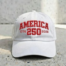 1776-2026 250 Years Independence Day Anniversary Embroidered Hat Patriotic Cap