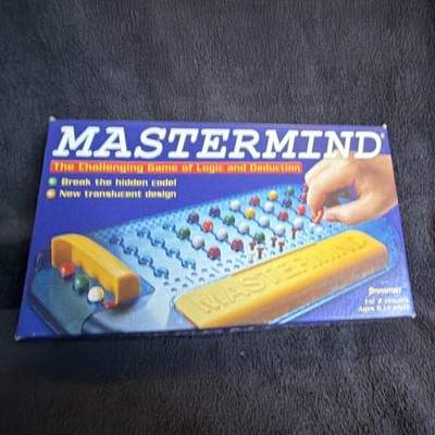Pressman Mastermind Board Game Logic Deduction Translucent Complete Set Ages 8+