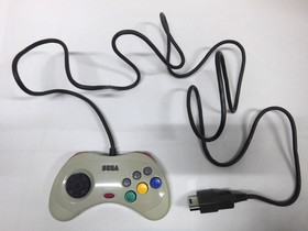 Sega Saturn - Controller Pad white HSS-0101 - genuine product. JAPAN. SS. 15979