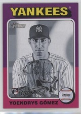 2024 Topps Heritage High Number Black & White Yoendrys Gomez Gómez #661 0t0b