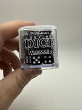 Warhammer Dice, Age of Sigmar, 40k, black - Factory Sealed - Free Shipping