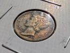 1938-D Mercury Silver Dime, 90% Silver, w/ Natural Rainbow Toning 🌈