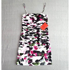 J.S. Collection Boutique Dress Size 12 Tiered Bodycon Purple Cocktail Party