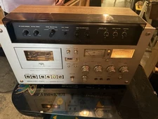 Vintage AKAI GXC-570D Late 1970's 3- Head Front Load Premium Construction WORKS