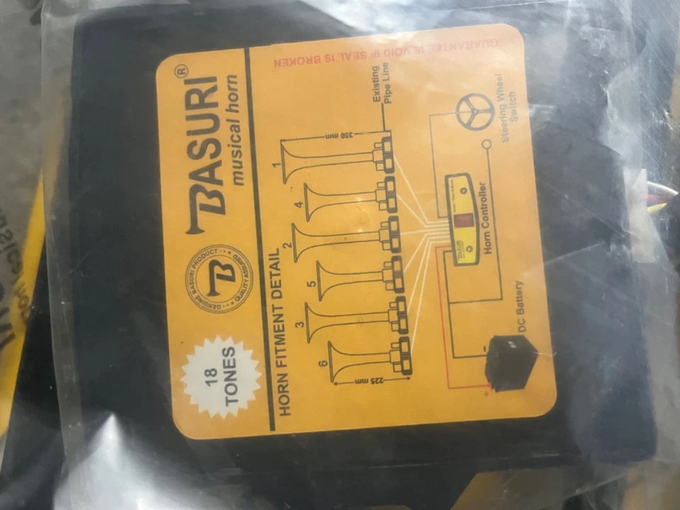 Kit BASURI Edition 2.0, Klaxon 19 Melodies 12 et 24 V.  - Photo 3/3