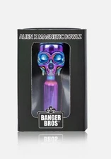 Chameleon Skull Metal Magnetic Male Bowl 14mm for Water Pipe Glass Bong