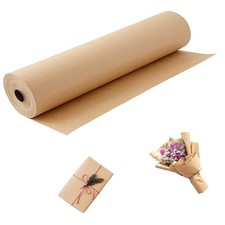 Brown Wrapping Paper Roll 30"x 1200" Craft Packing Paper for Moving Shipping,...