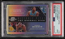 2019 Contenders Optic Historic Picks Anthony Davis Chris Webber PSA 9 MINT 0v0c