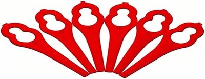 Bosch Home and Garden F016800183 Kunststoffmesser Akku Rasentrimmer Rot 24 Stück