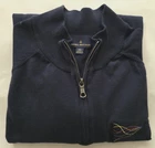Brooks Brothers 1/4 Zip Pullover Sweater Blue 4XL Unknown Logo