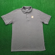 The Home Depot Polo Shirt Mens Large Gray Employee Uniform Work Wear Casual