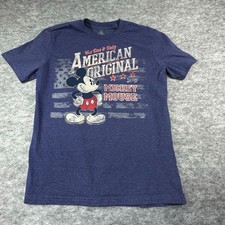 Camiseta Disney Para Hombre Talla Pequeña Mickey Mouse Camiseta Gráfica Original Americana