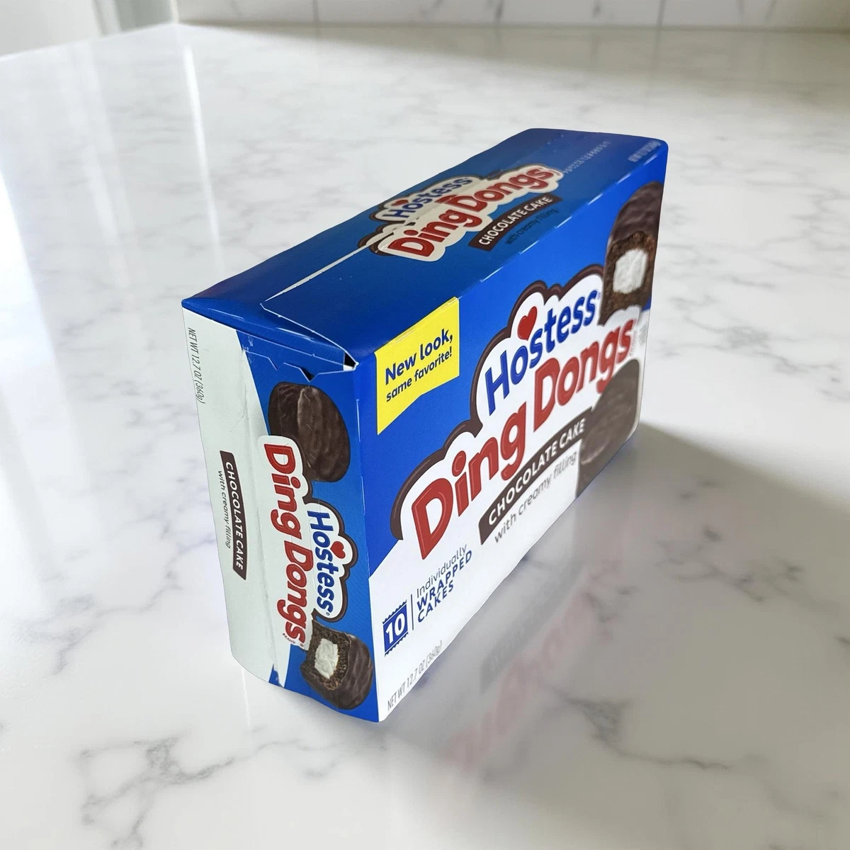 Hostess Ding Dongs Snackkuchen, 10 pro Box, 2 Boxen