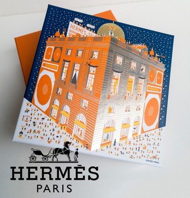 Hermes Geschenkbox Limited Edition, leer, Schachtel, Karton, Gift Box, Terre d'
