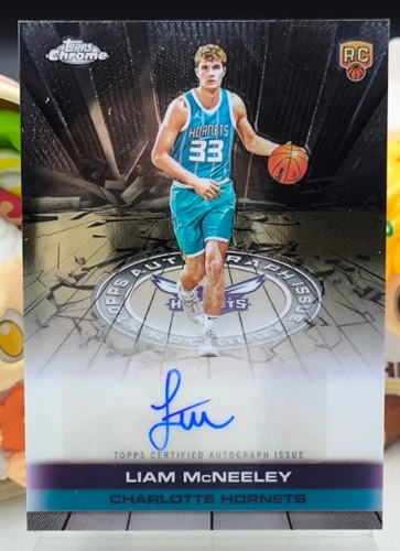 Liam Mcneeley 2025-26 Topps Chrome Auto Autographs Issue RC #TAUR2-LMC