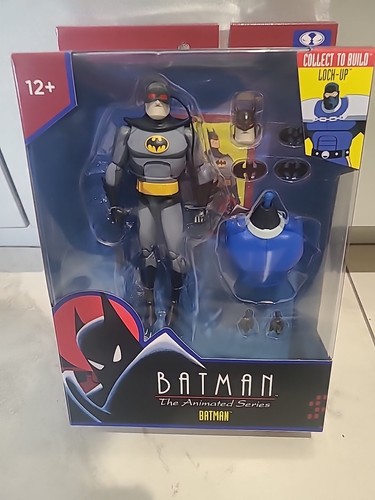 NIB McFarlane Toys Batman The Animated Series Batman Action Figure Baf Lock Up
