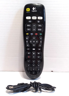 Harmony 200 - Logitech - Universal Remote Control - w/ USB cable - Tested
